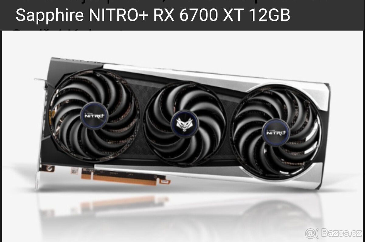 Gpu AMD Sapphire Nitro+ Radeon RX 6700 XT 12GB