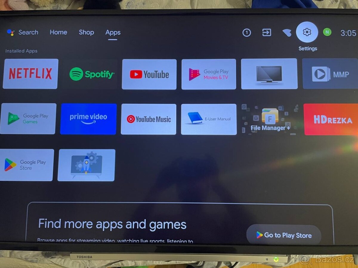 TV Toshiba 43" 4K Ultra HD (model 43UA3A63DG)