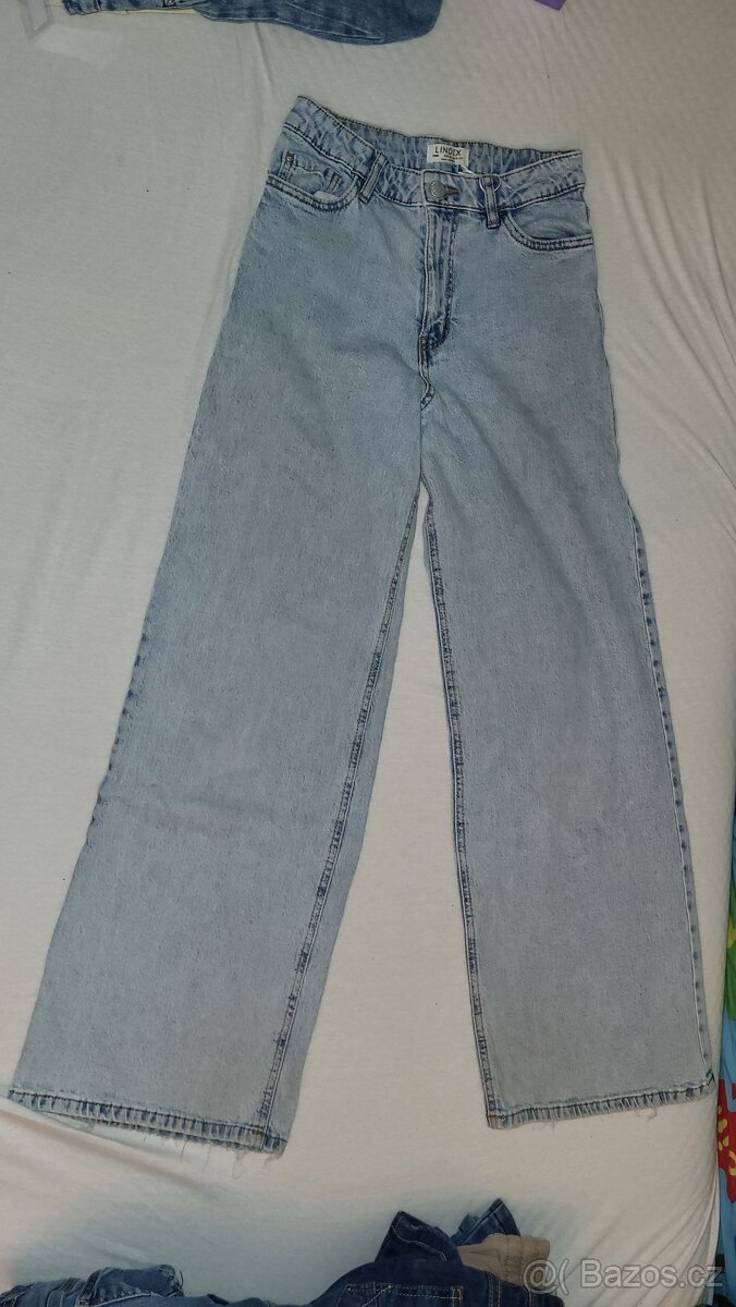 Lindex rifle svetle modre, vel.152, 11-12let