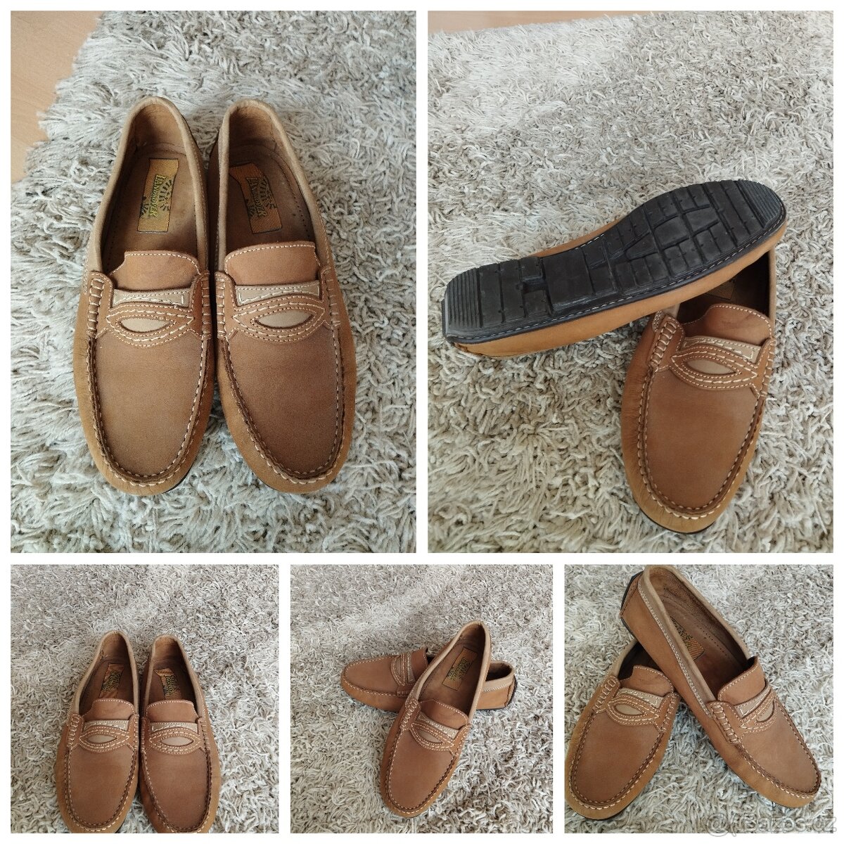 Pánské kožené mokasíny vel.43