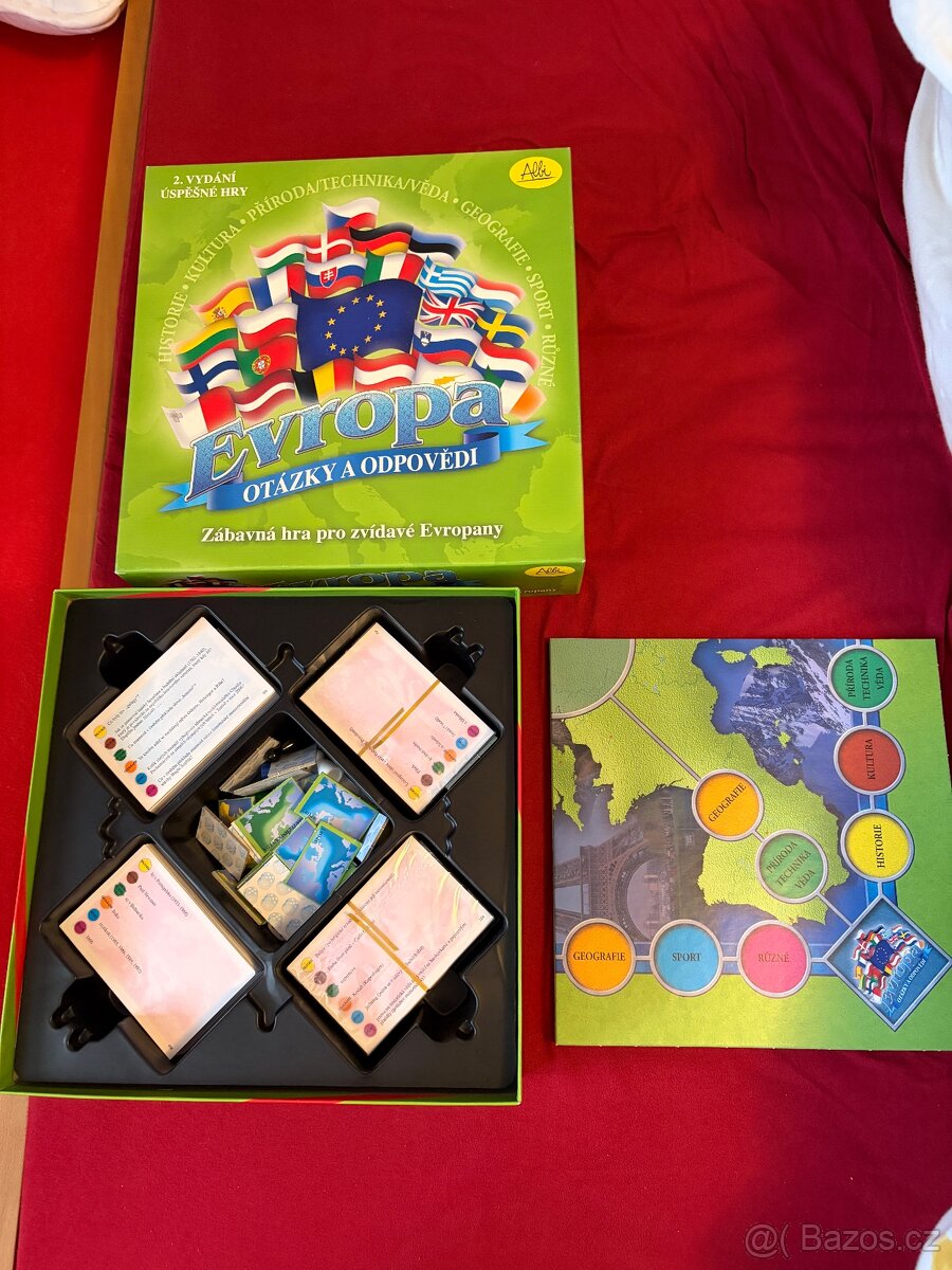 desková hra Albi Evropa otázky a odpovědi