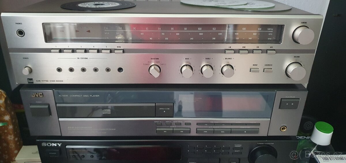 Prodám Reciever - DUAL-CR-1710, ve velmi dobrém stavu i vzhl
