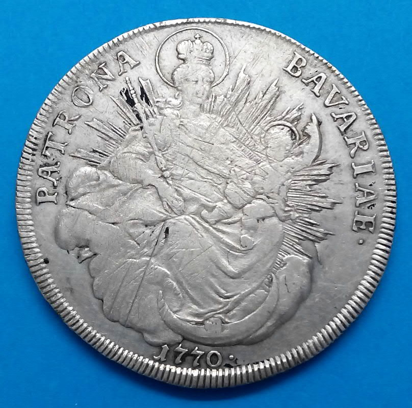 Stříbrná mince Mnichov Maxmilián III. Josef