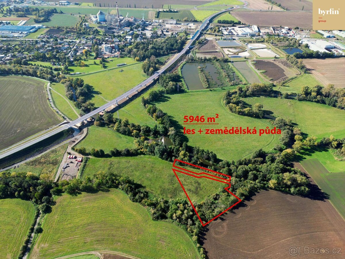 Prodej lesa a pole v obci Palhanec, Opava - Vávrovice