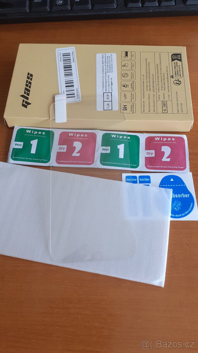 iphone 15 pro ochranné sklo na přední stranu