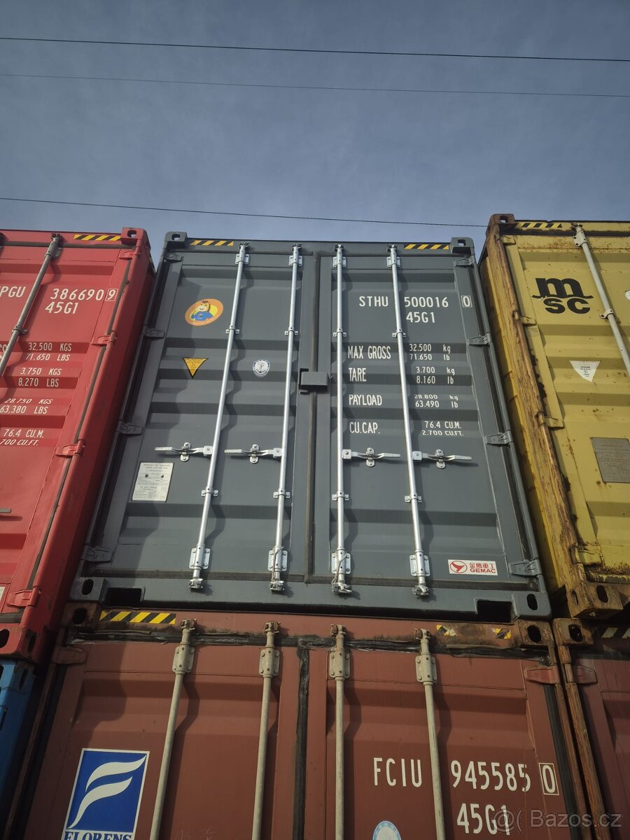 Lodní kontejner 40' HC – Antracit