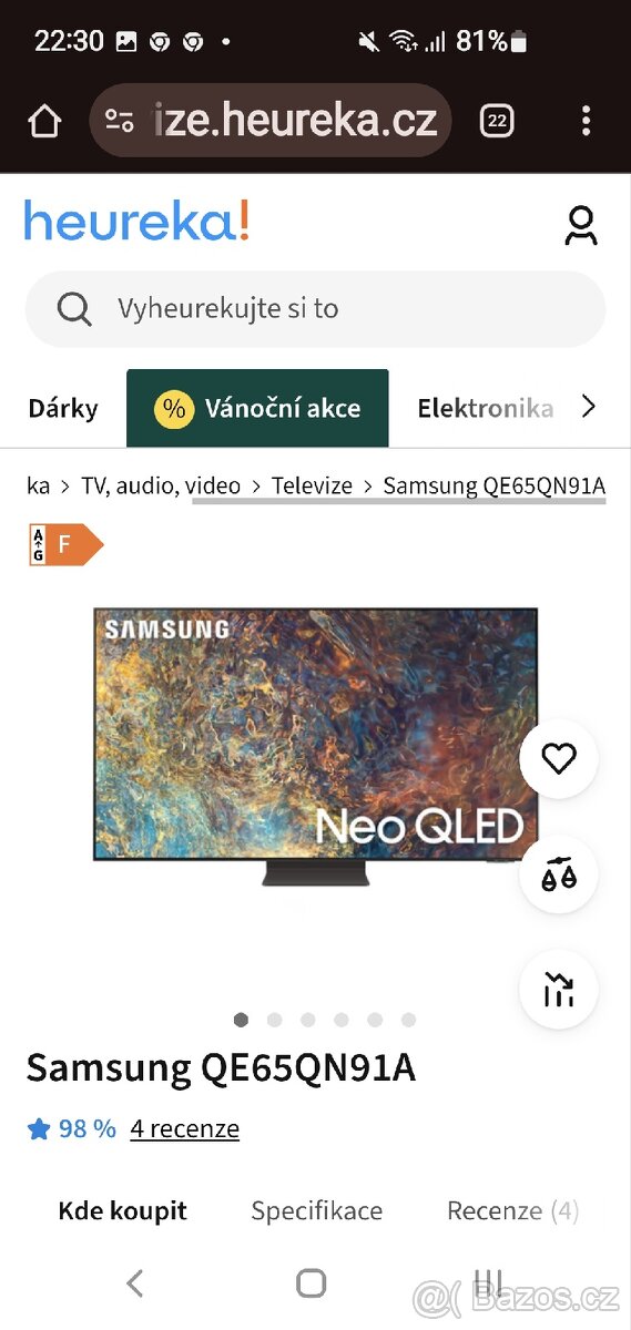 Prodám Samsung Neo Qled 65