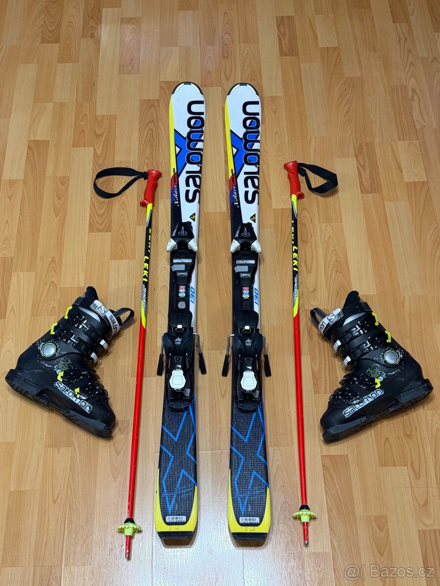 Dětský lyžařský set Salomon 130 cm