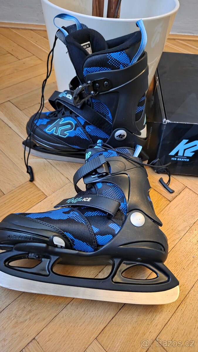 SLEVA Dětské rostoucí brusle K2 Marlee Ice modré