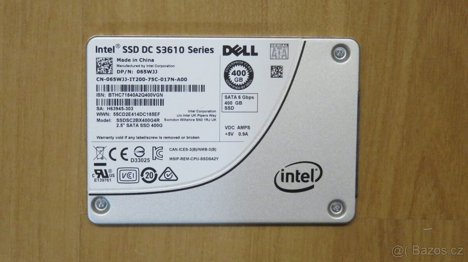 Hard Disk Intel 400 GB SATA 2.5"