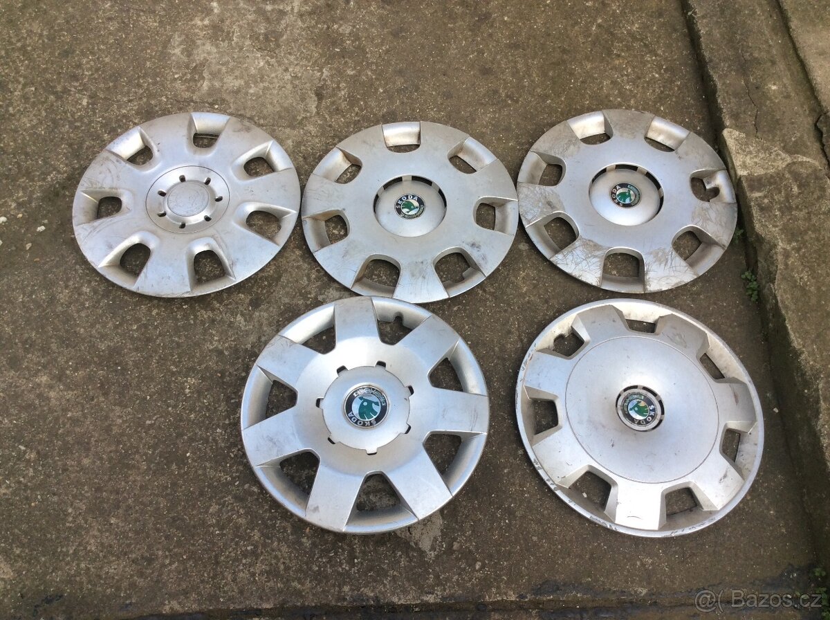 15” Skoda poklice,ruzne provedeni.
