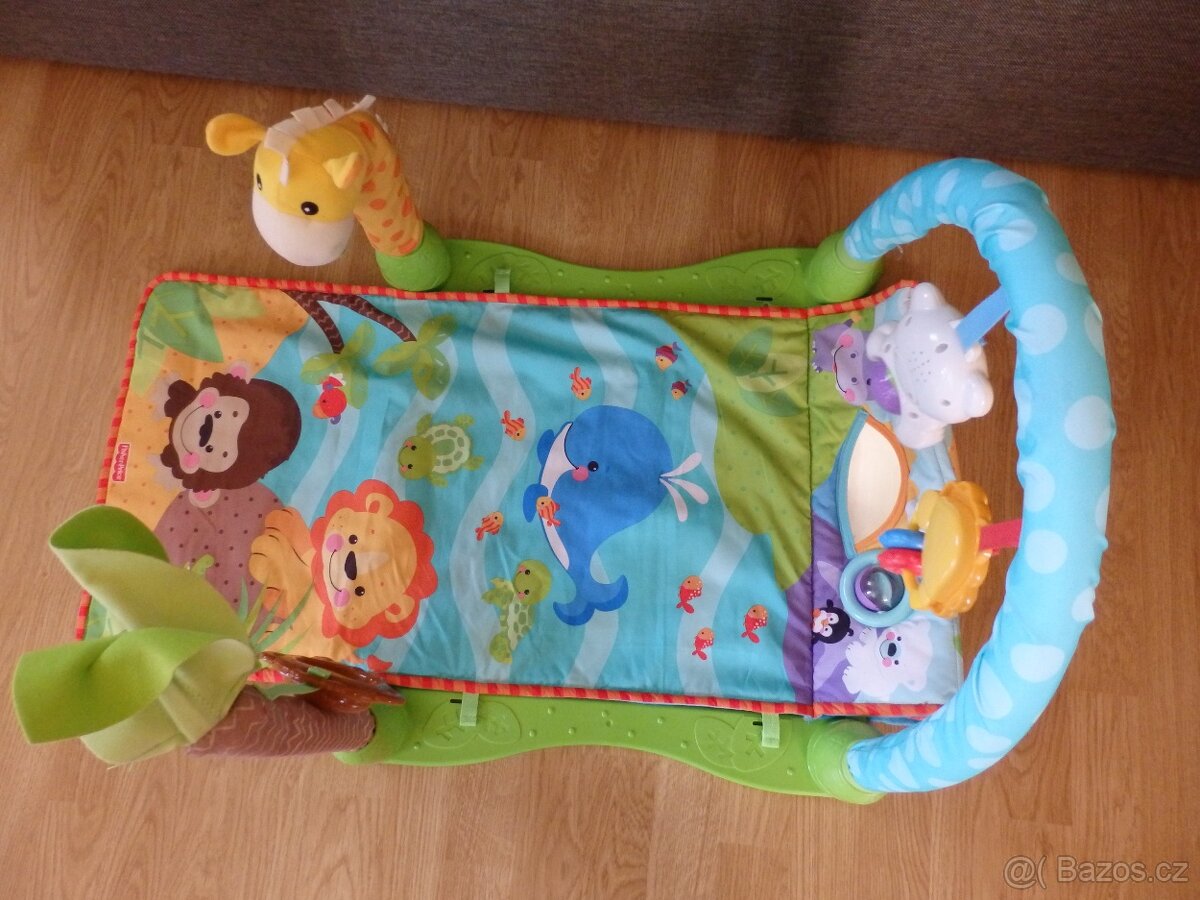Hrací podložka, deka Fisher Price se zvukem