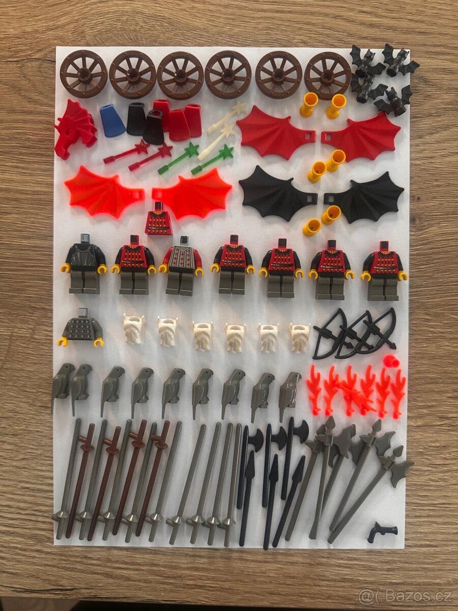 Lego hrady rytíři doplňky