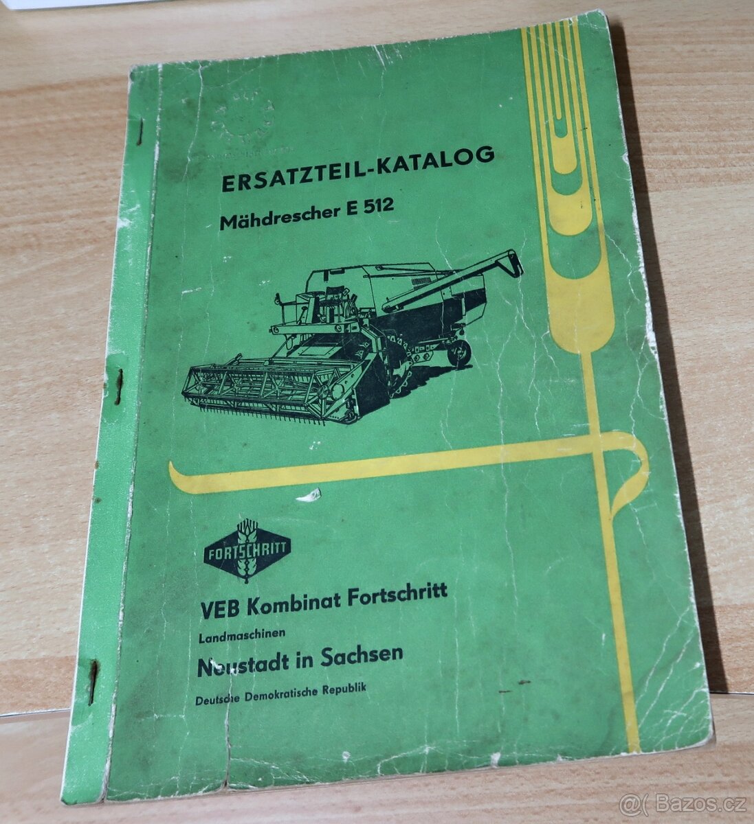 Fortschritt E 512 - katalog dílů 1970, vel. A4, 204 stran