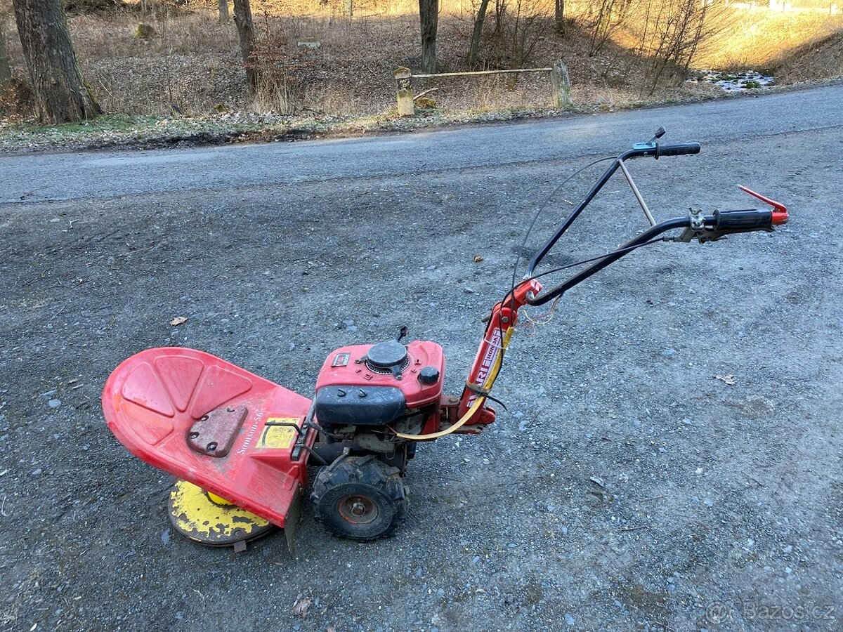 Motorová sekačka VARI s bubnovou sekačkou Samson 56