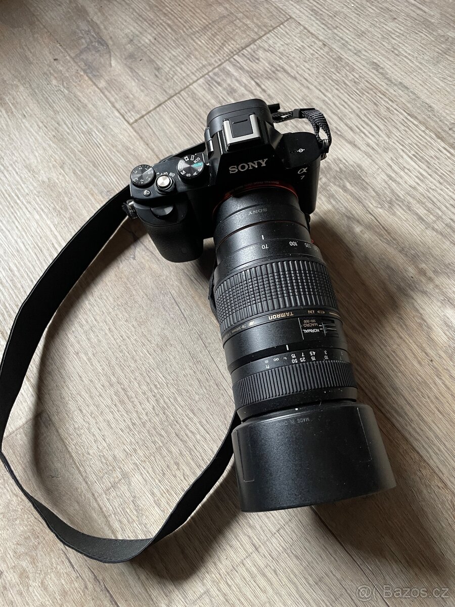Fotoaparát Sony a7 + tamron 700-300mm 1:4-5,6
