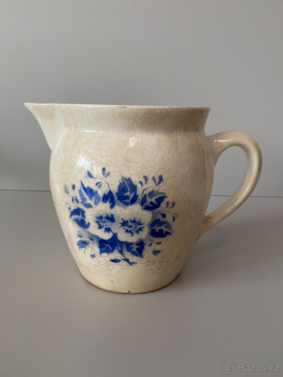 džbán starožitný džbán ditmar keramika porcelán džbánek