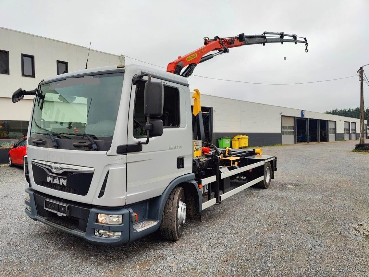 MAN TGL 12.250 - 4x2 – NOVÝ natahovák 8t + Palfinger 5001