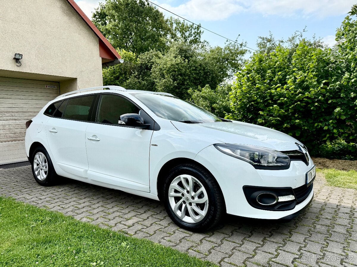 Renault Megane 1,6 81kW, ČR, 1/2015, Limited, Aut.klima