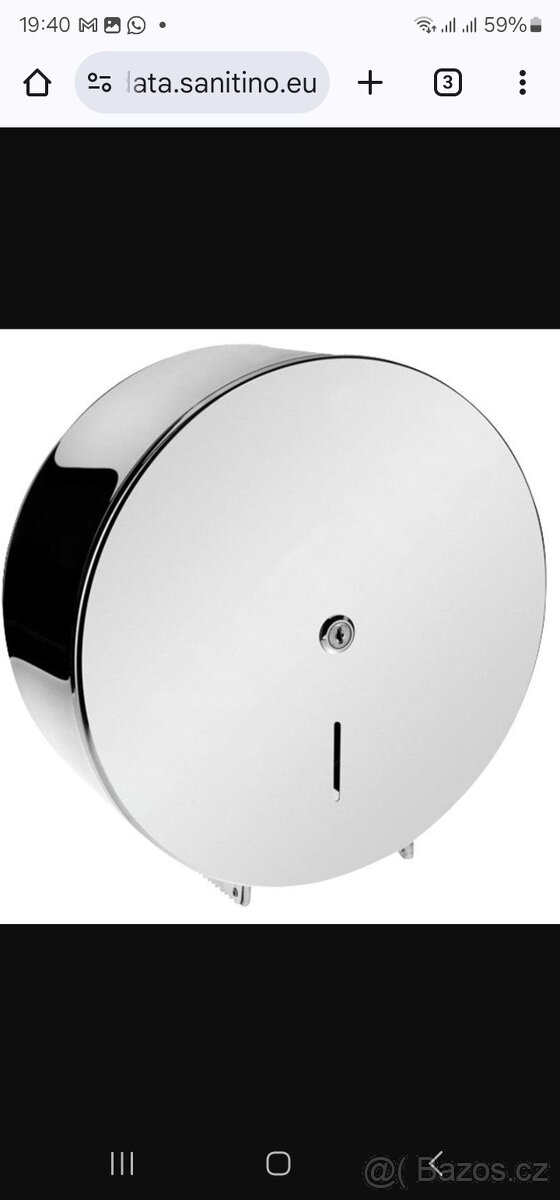 Sapho xp702 zasobnik na toalet papir nove 4ks cena za kus