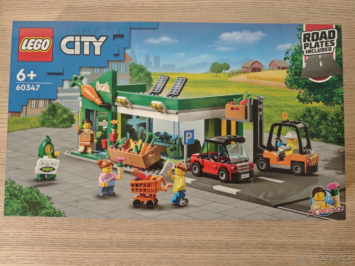 Lego 60347 city obchod s potravinami, farma, zelenina