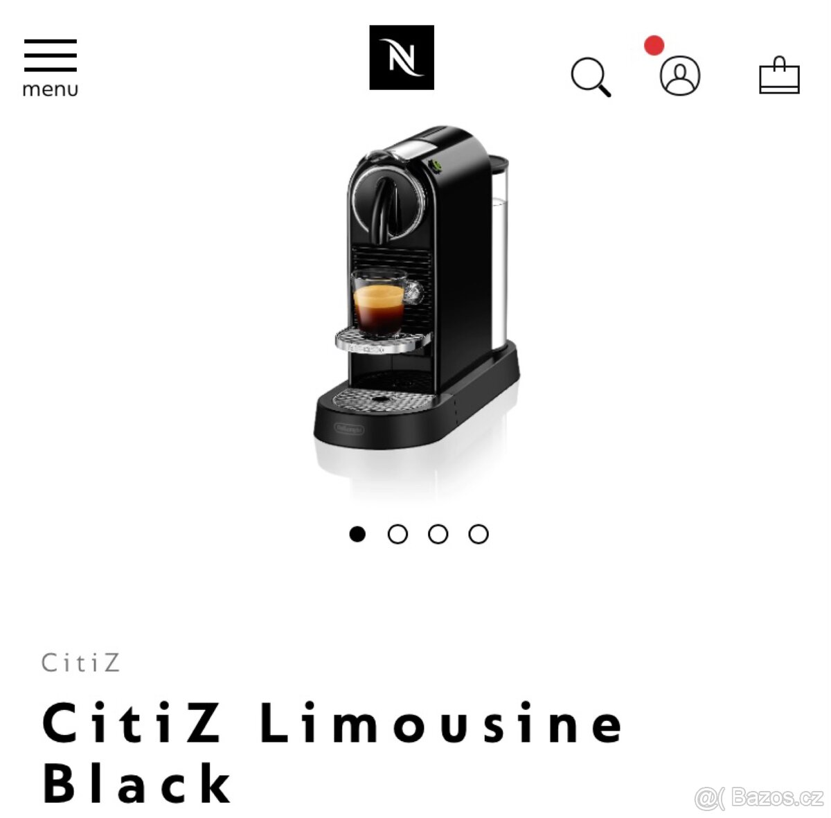 Kavovar Citiz Limousine Nespresso Nový