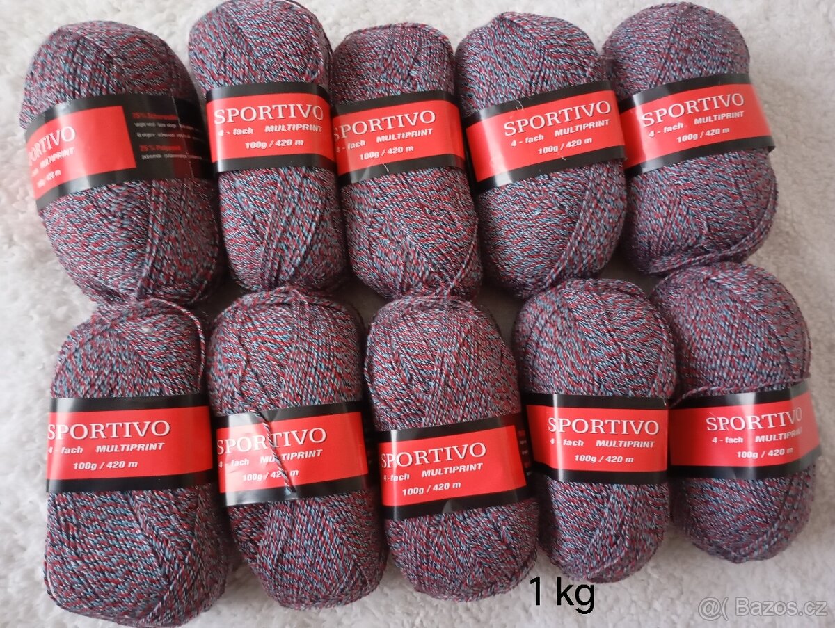 Samovzorující příze 1 kg