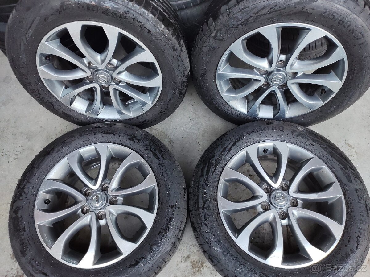 ALUkola 5x114mm pneu 215/60 R17 ContinentalQ6