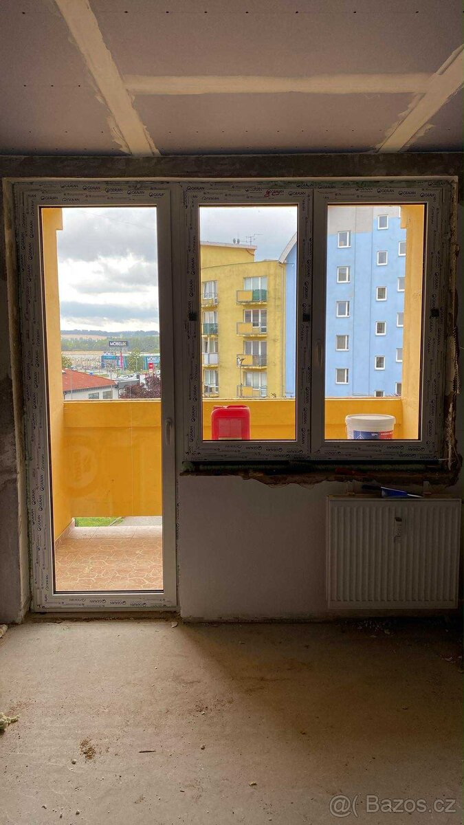 Balkonové dveře a okno
