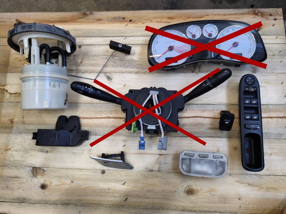 Elektrické díly Peugeot 307