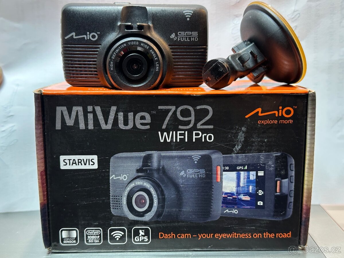 Prodám auto kameru Mio MiVue 792 GPS WIFI Pro
