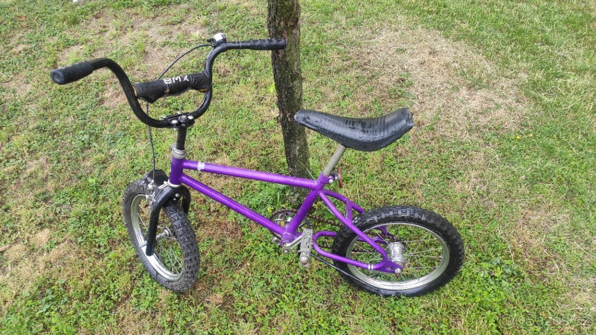Dětské kolo - fialové