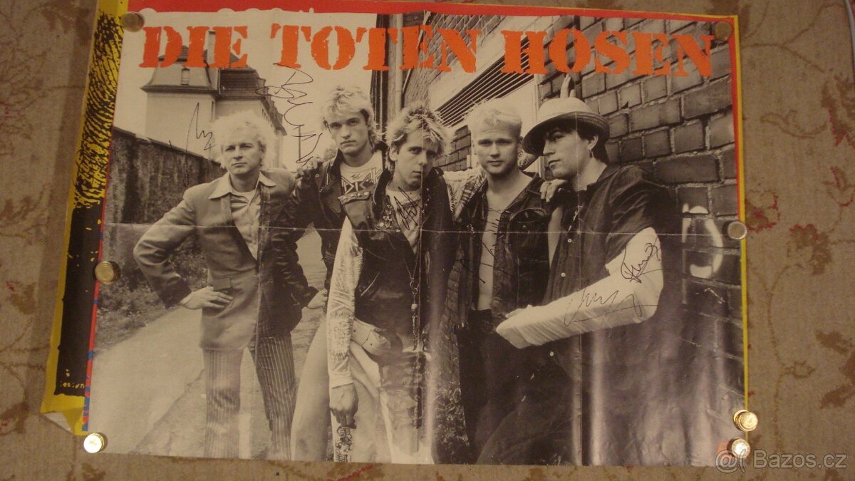 Punk - podepsané plagáty Dickies 999 Vibrators