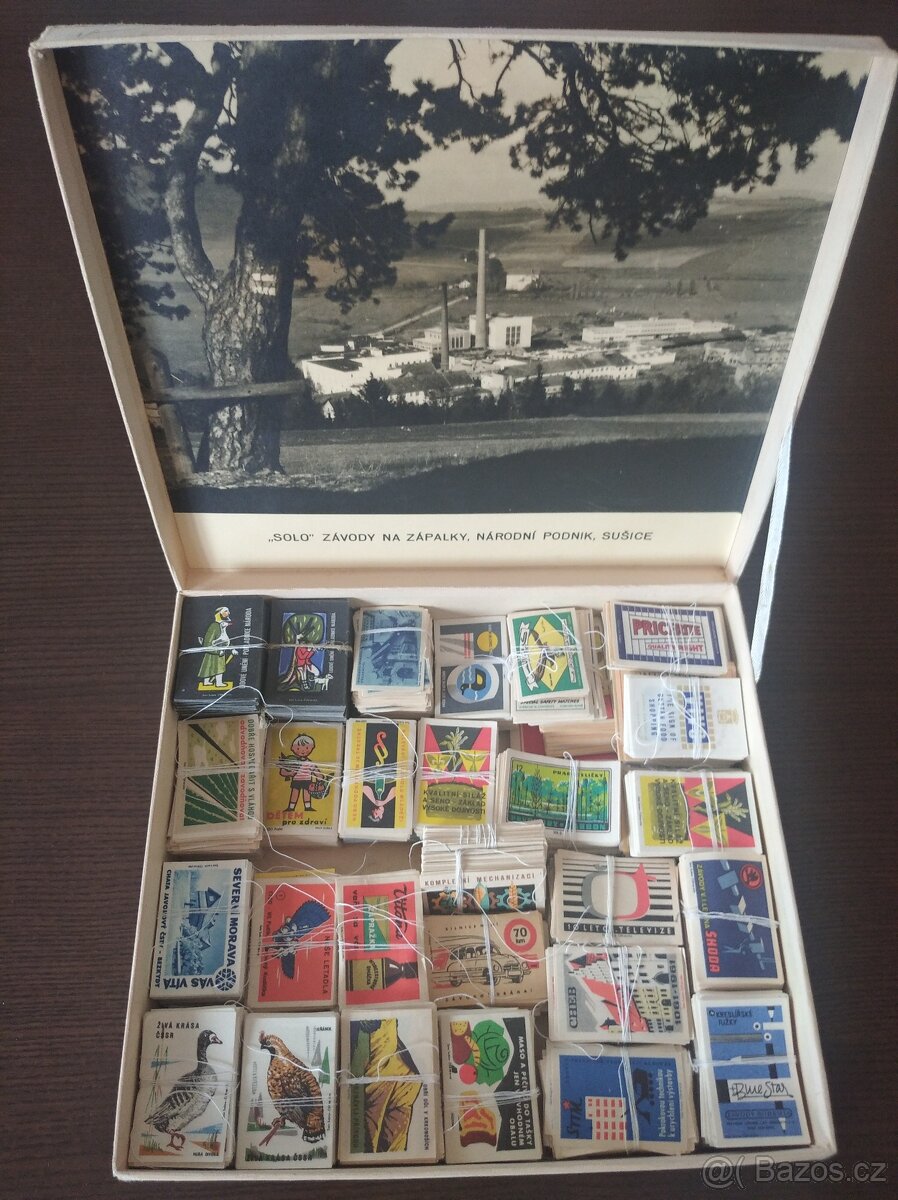 Prodám nepoužité zápalkové nálepky