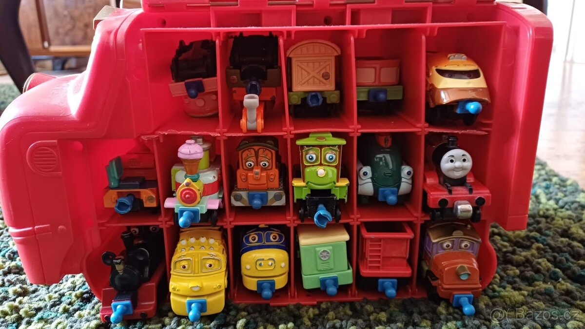 Chuggington mašinky kovové + příslušenství