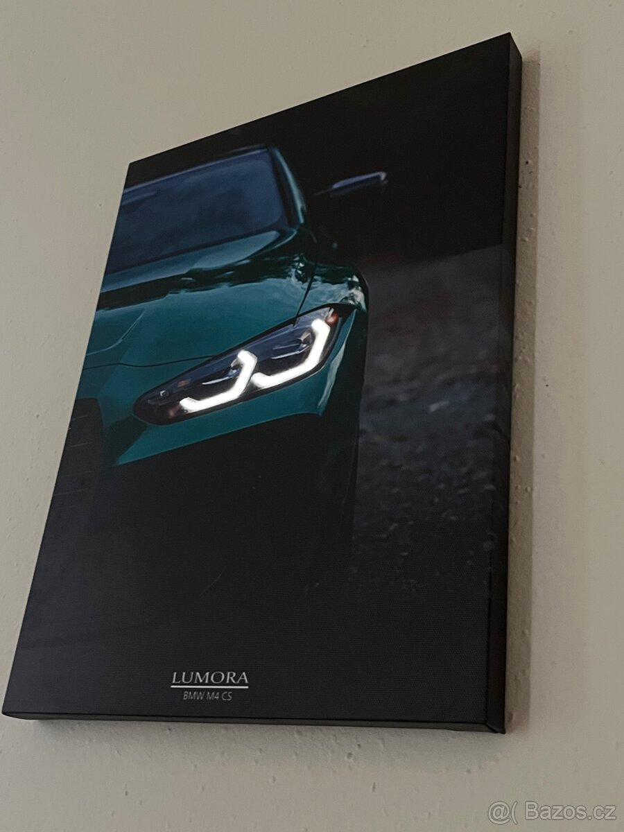 Svítící obraz, dárek na Vánoce