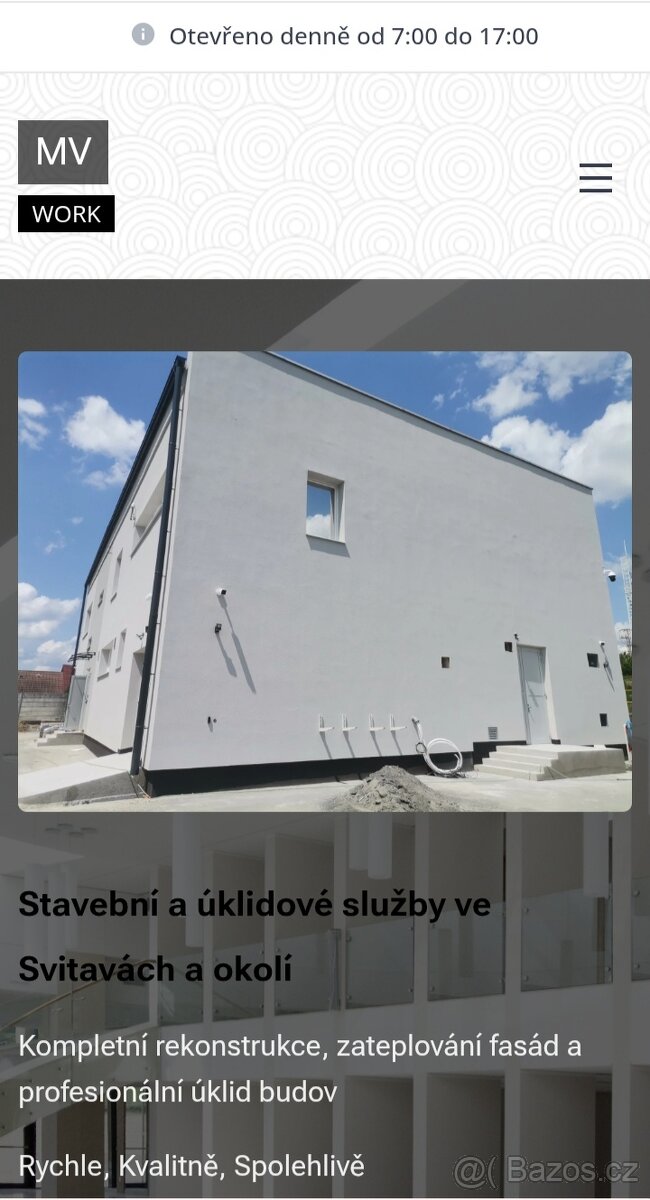 Zednické a stavební práce