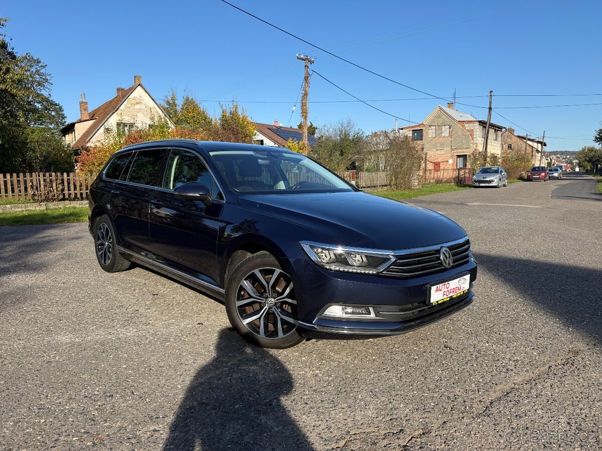 Passat b8 variant 1.4 tsi 110 kw highline led navi tažný
