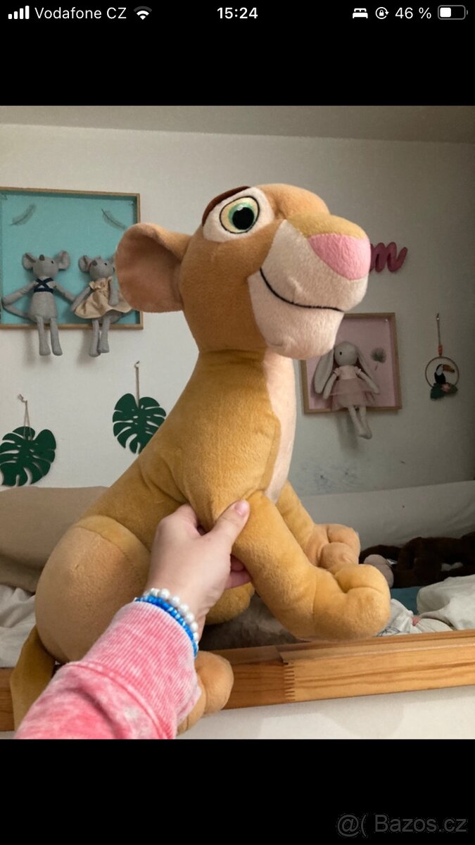 Velky plysovy lev kral zvirat simba