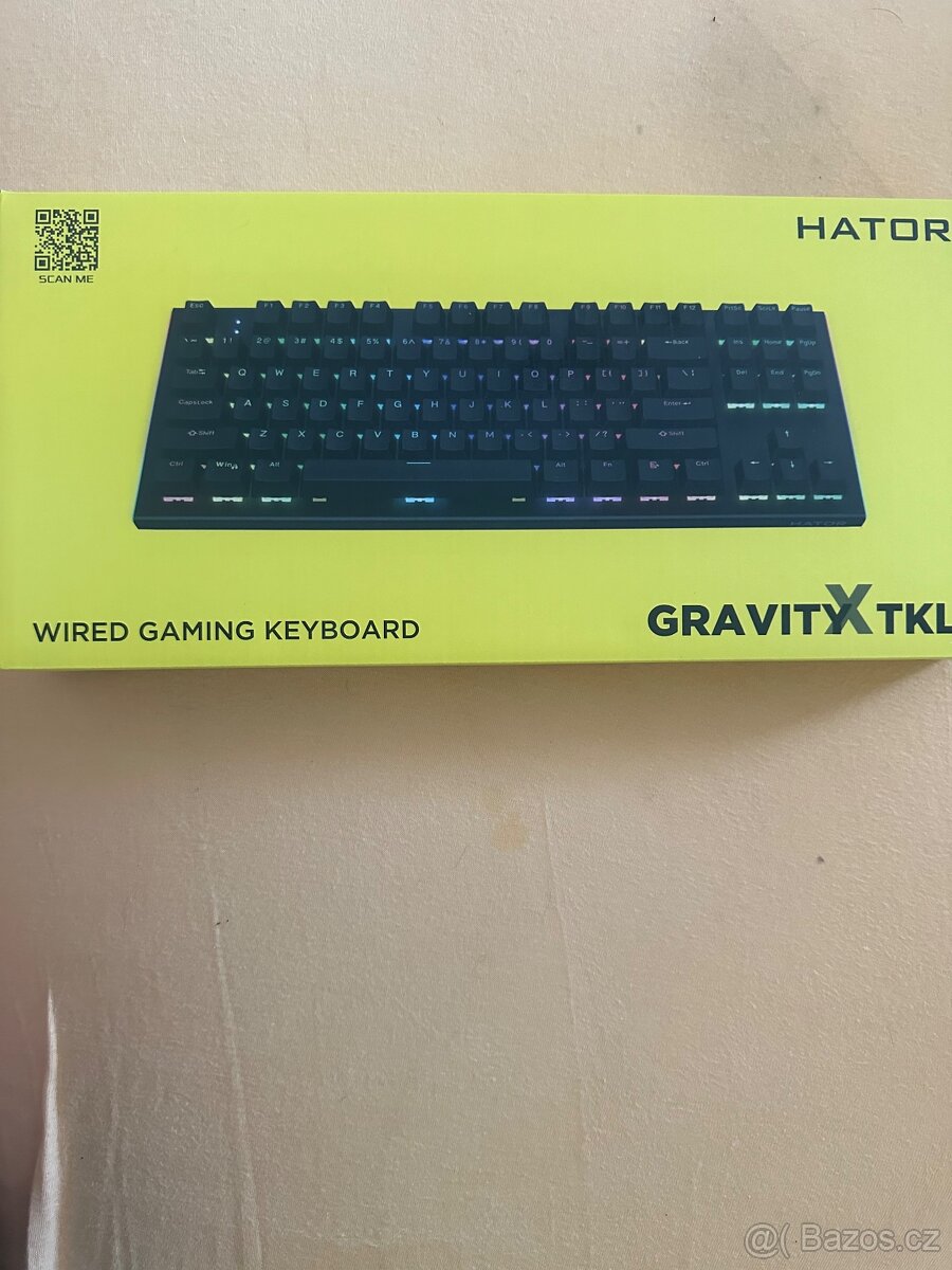Wired Gaming Keyboard Hator Gravity X TKL