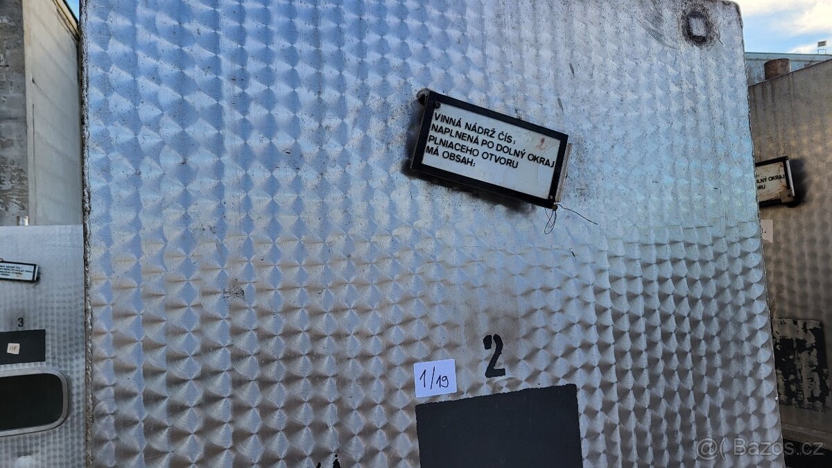 Nerezová nádoba 2.000 L
