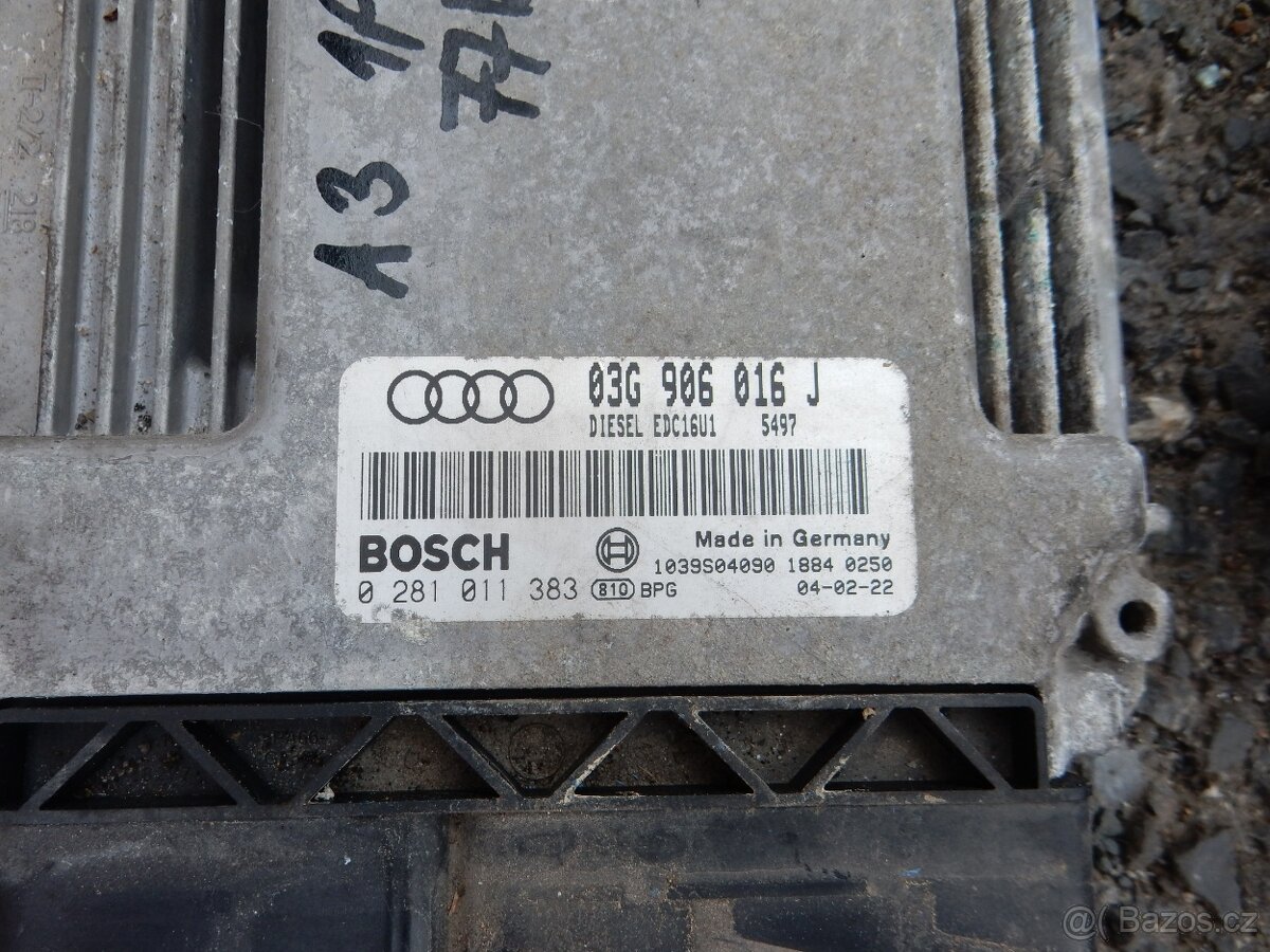 Jednotka motoru, palubní sítě - 1.9TDI 77kw