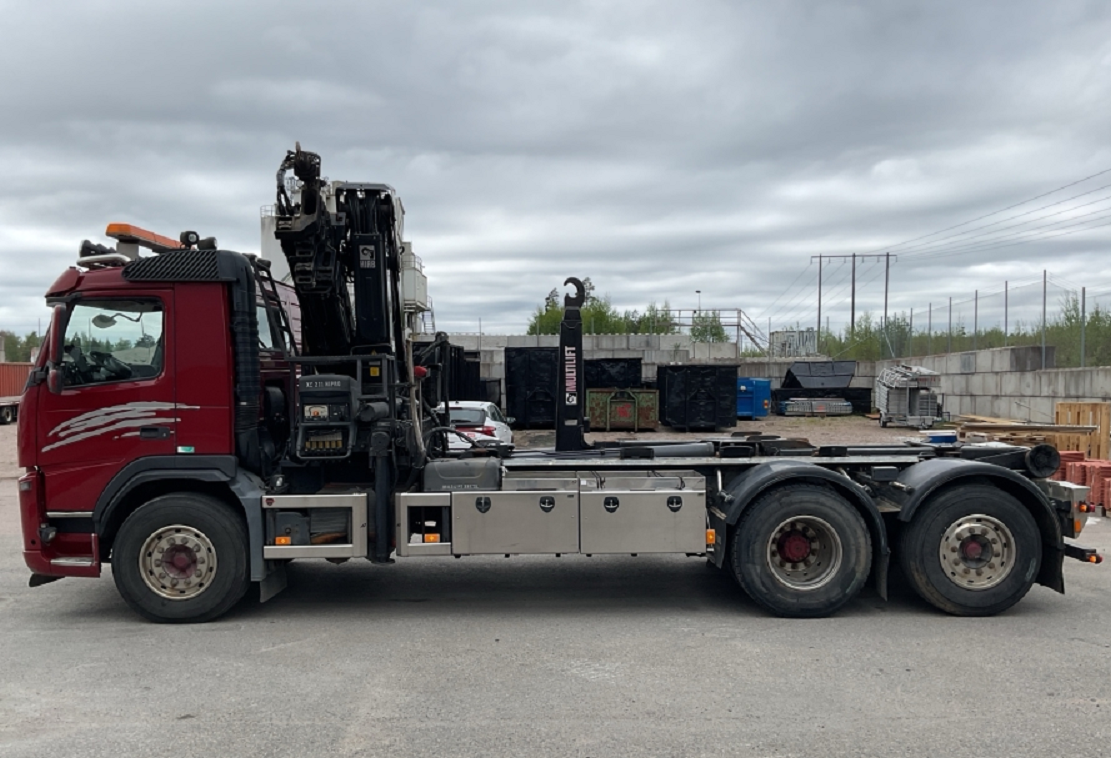 Volvo FM420 6x2 nosič kontejneru s hydraulickou rukou