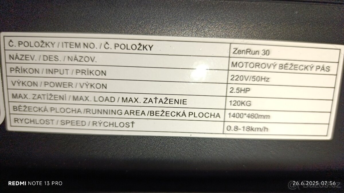 Běžecký pás InSPORTline ZenRun30