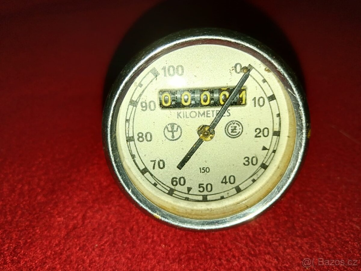 Tachometr ČZ 125 150 t c b a jiné 0 km natočeno
