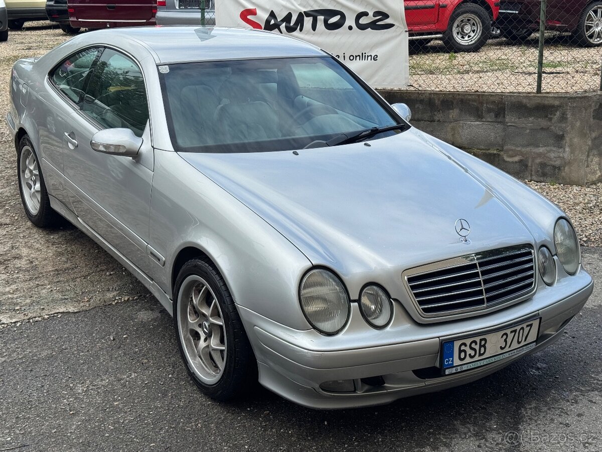 Mercedes-Benz CLK, 230,142KW,KŮŽE,VÝHŘEV,TEMPOMAT