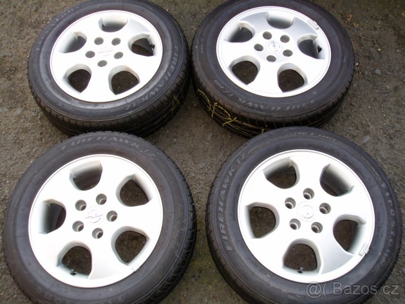 Sada Orig ALU kol Opel 195/60 R15 letní