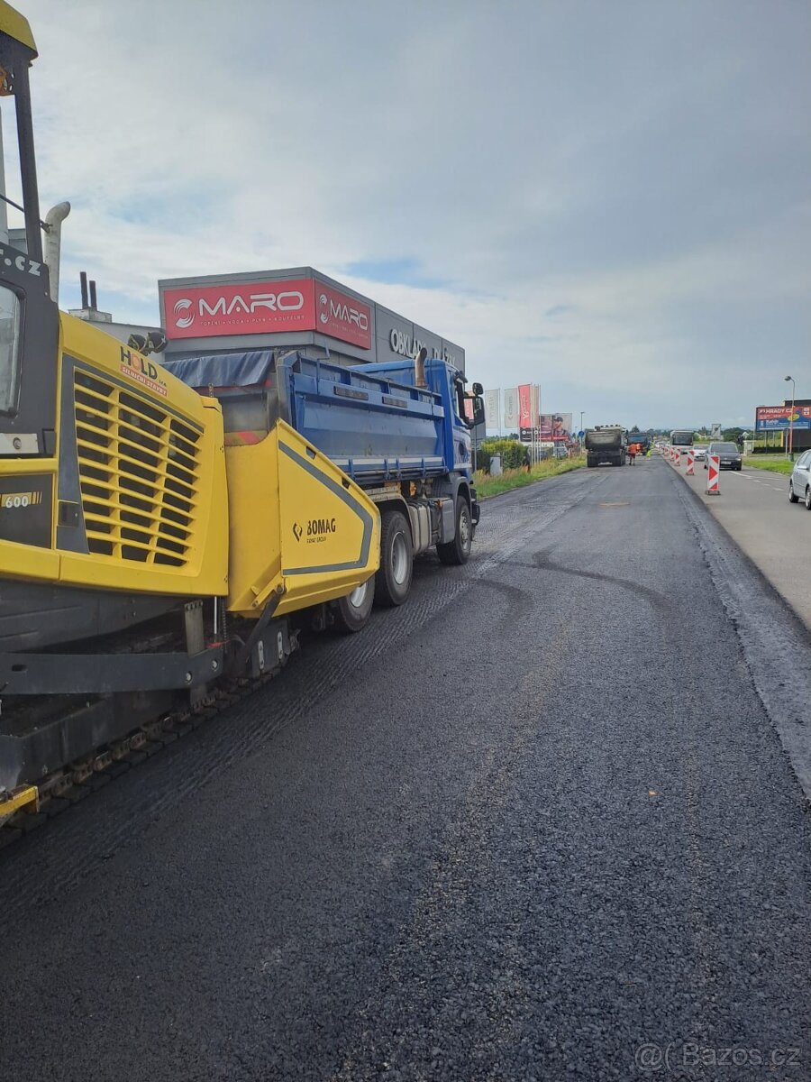 Strojník/dělník/řidič - silniční stavby