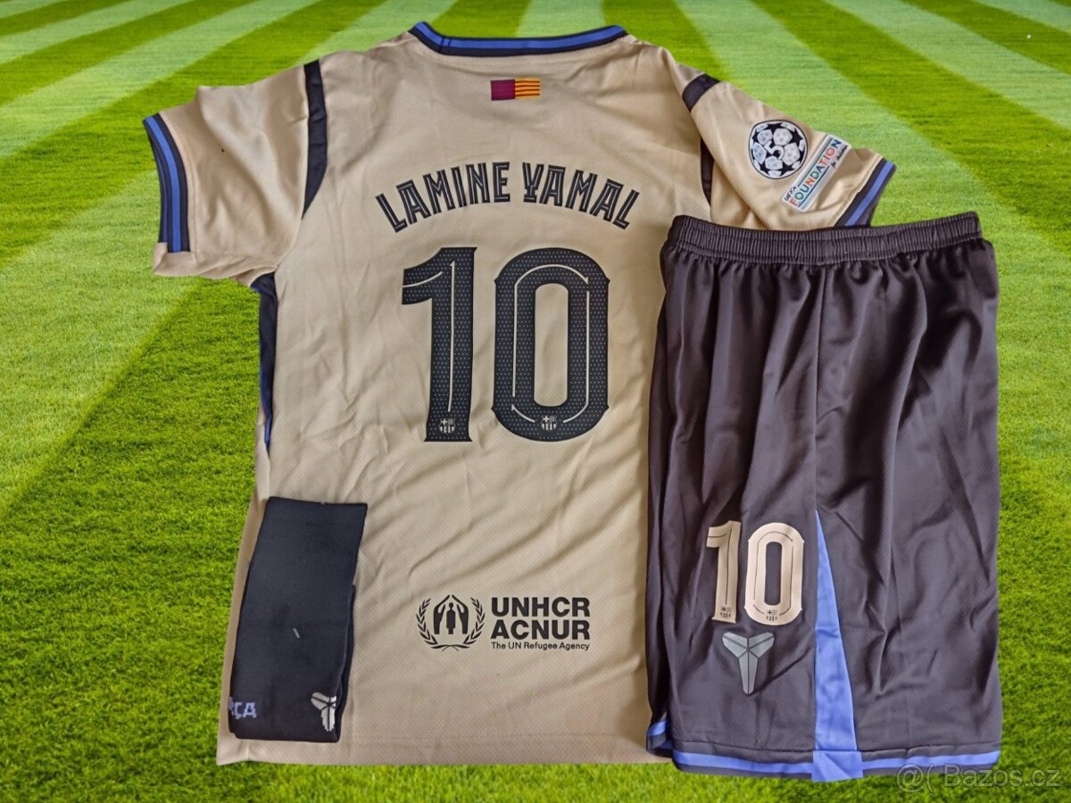 Dětský fotbalový dres Lamine Yamal #10 FC Barcelona 25/26