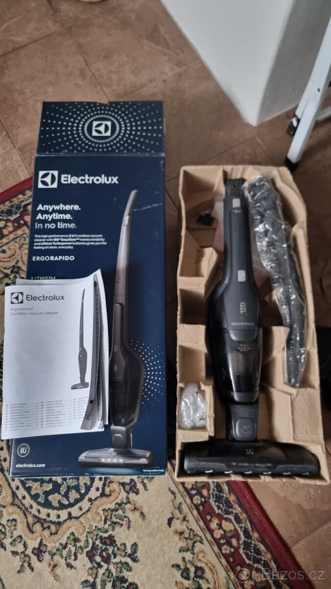 Aku tyčový vysavač Electrolux Ergorapido